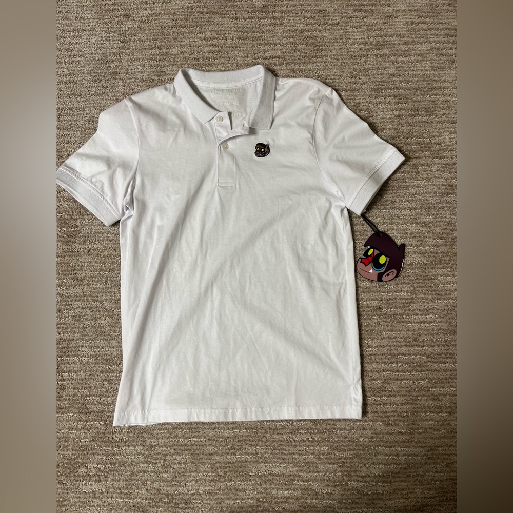 NWT Boys Madchuck youth polo shirt. Size- 14-16. Perfect condition.